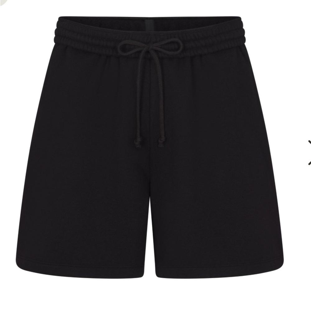 SKIMS Black Drawstring Shorts